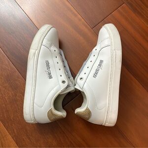 Roberto Cavalli low top white sneaker